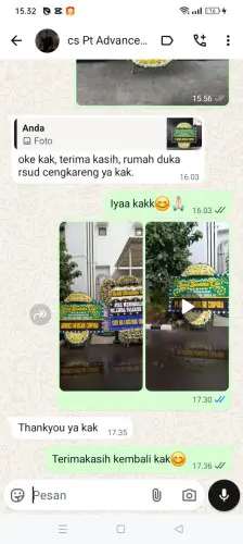 Testimonial Papan Bunga Pernikahan sumurlaban