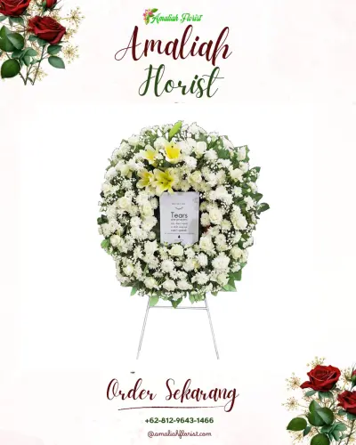 Krans Bunga Duka Cita sumurlaban